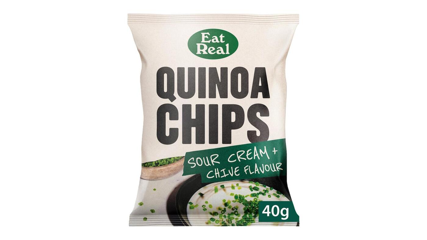 Quinoa Sour Cream and Chive Crisps