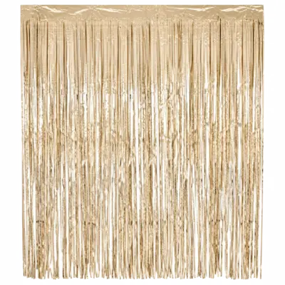 Champagne Gold Fringe Streamers