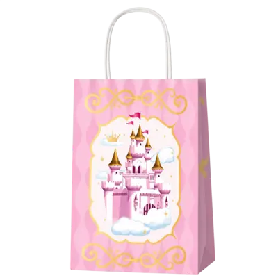 Princess Castle Party Favor Bags x12