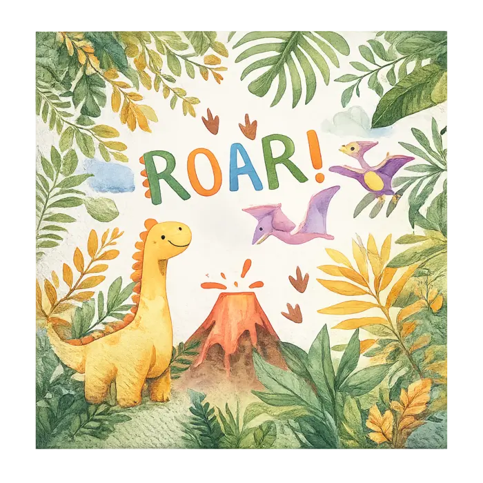 Dino Happy Birthday Party Tableware