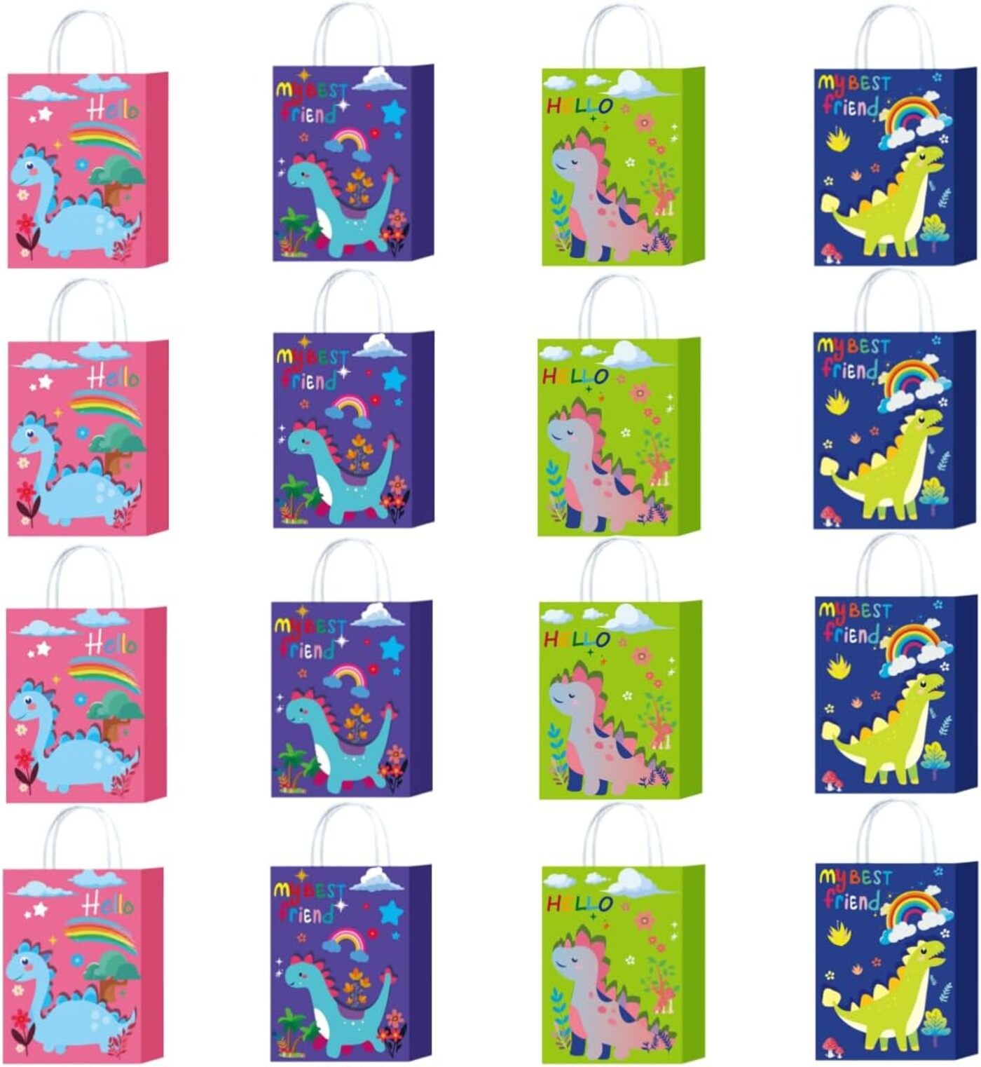 Dino Party Bags x16