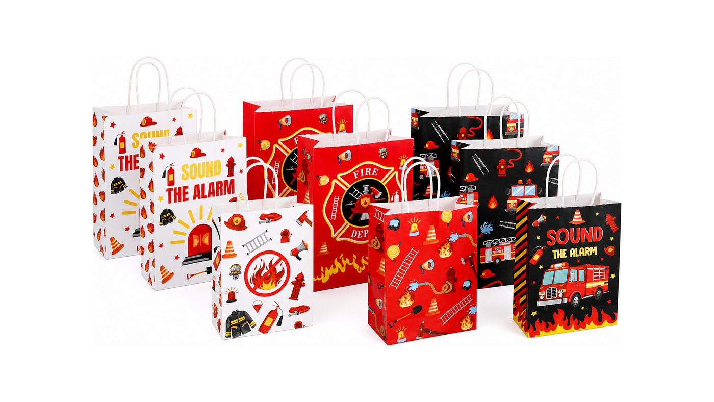 Fire Engine Party Bags – 12 pcs