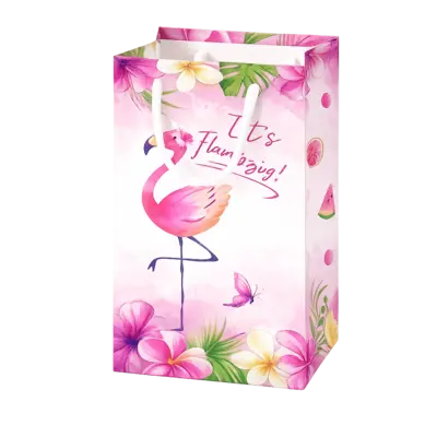 WERNNSAI Flamingo Party Favor Bags – 16 pcs