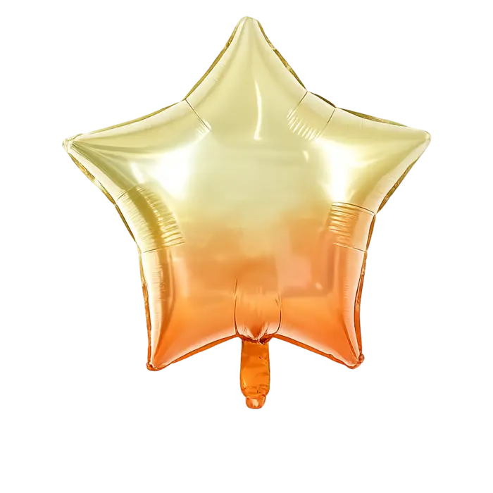 Gradient Star Foil Balloons