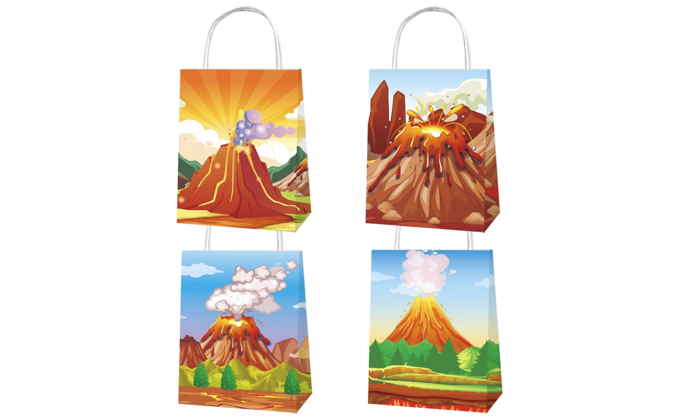 Volcano Party Bags x12