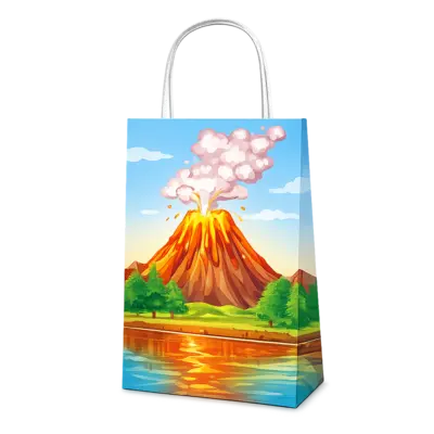 Volcano Party Bags x12