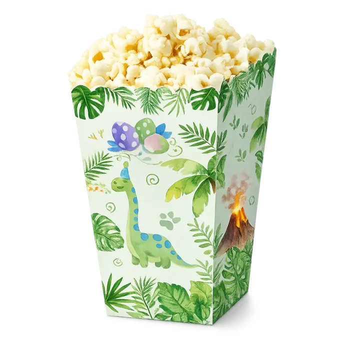 Dinosaur Popcorn Boxes x12