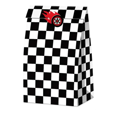 Race Car Goodie Bags with Stickers – 20 pcs