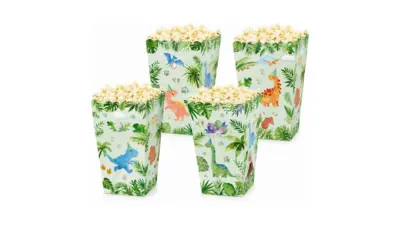 Dinosaur Popcorn Boxes x12