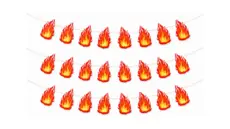 Fire Flame Banners – 3 pcs