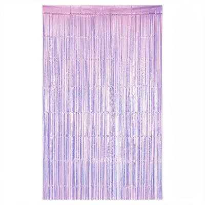 Iridescent Purple Fringe Streamers