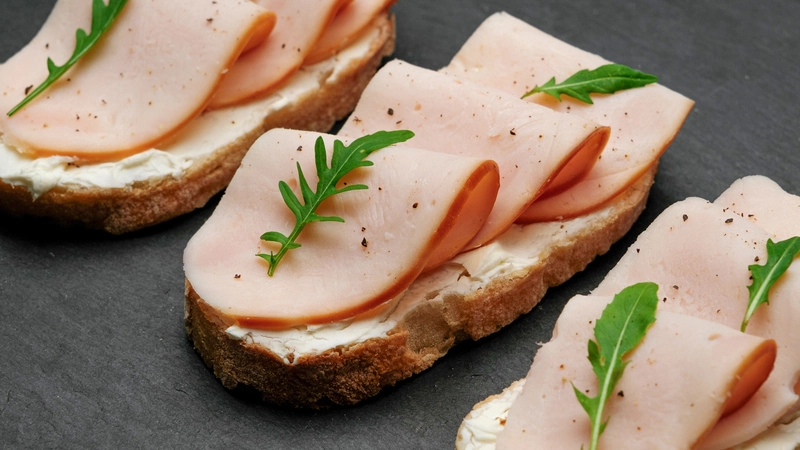 Smoked Chicken and Cream Cheese Mini Bruschetta