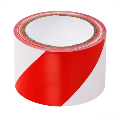 Red & White Hazard Tape