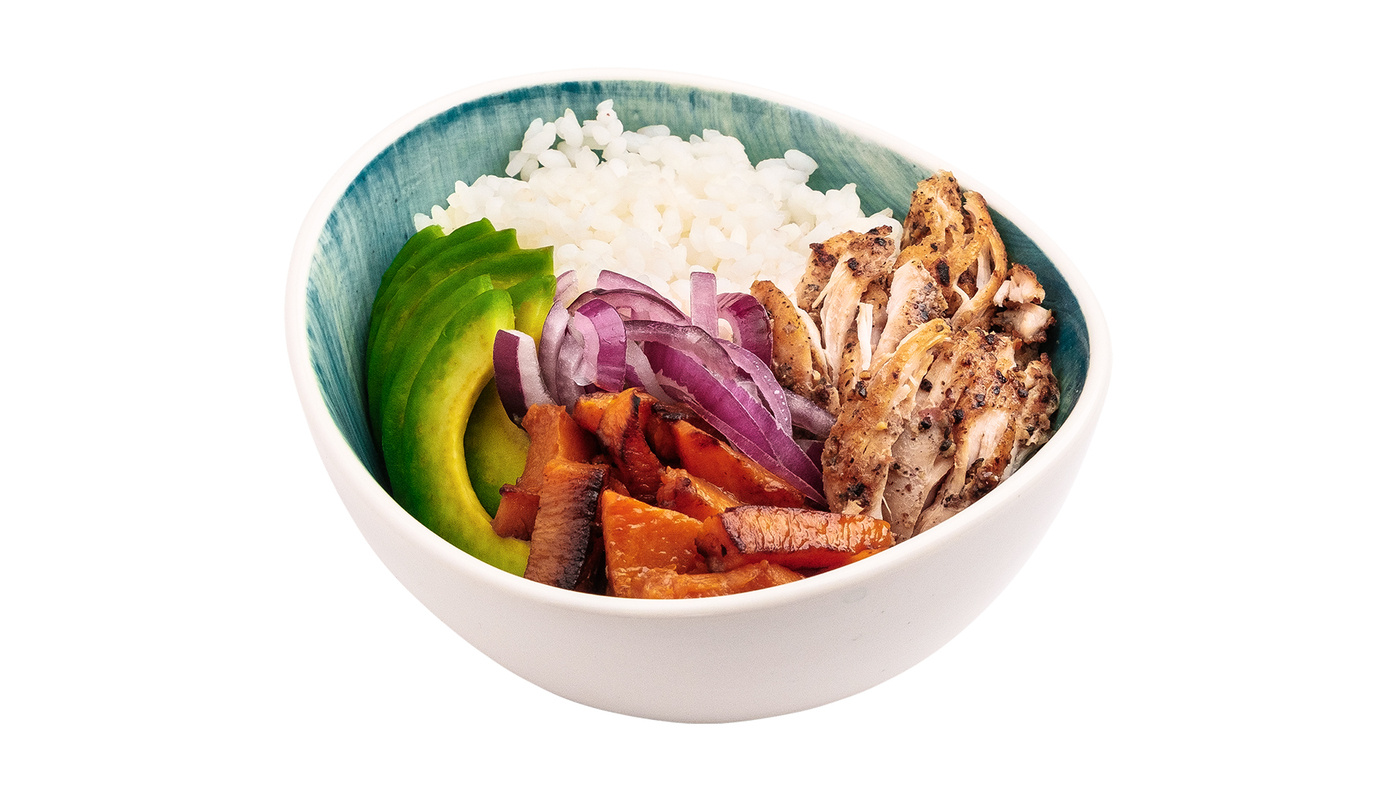 Mexican Chicken & Sweet Potato Salad Bowl