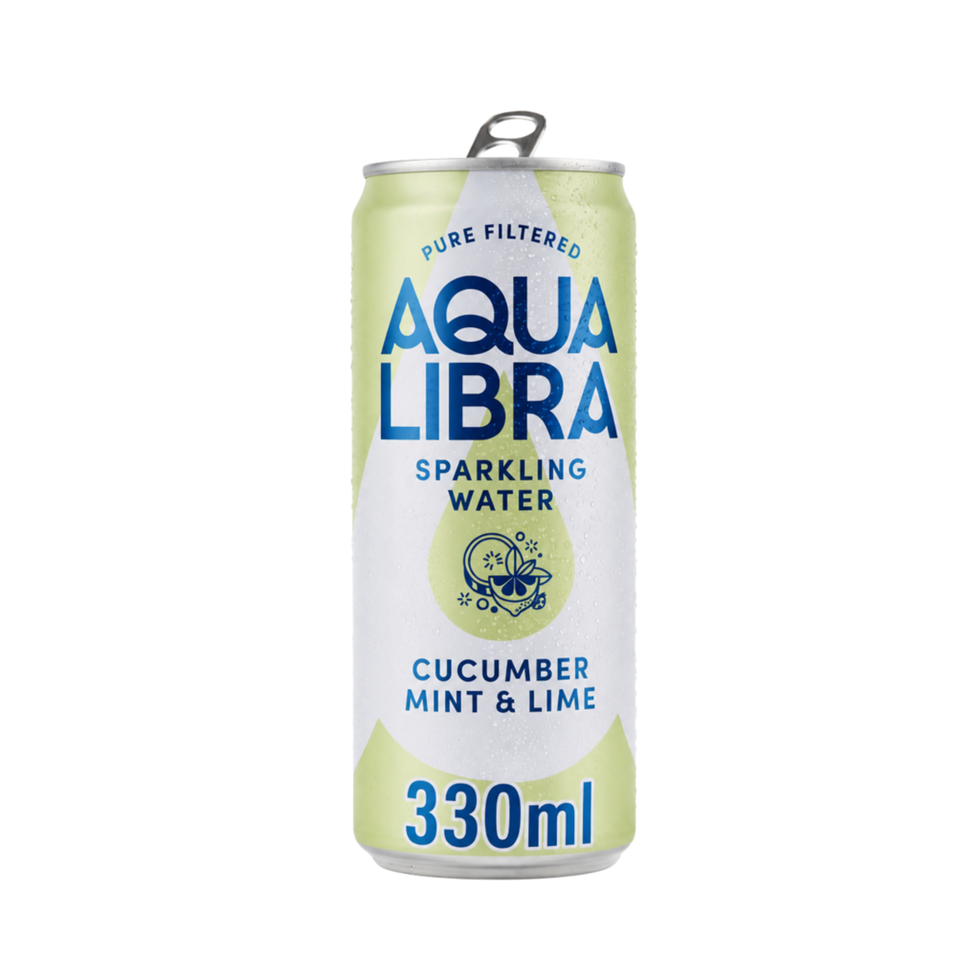Aqua Libra Sparkling Water Cucumber, Mint and Lime