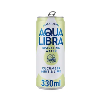 Aqua Libra Sparkling Water Cucumber, Mint and Lime
