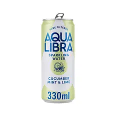 Aqua Libra Sparkling Water Cucumber, Mint and Lime