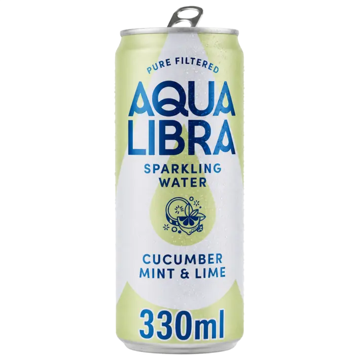 Aqua Libra Sparkling Water Cucumber, Mint and Lime
