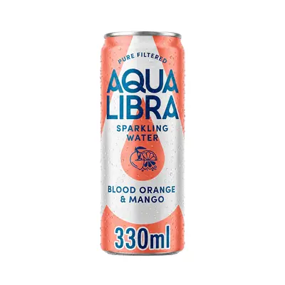 Aqua Libra Sparkling Water Blood Orange & Mango
