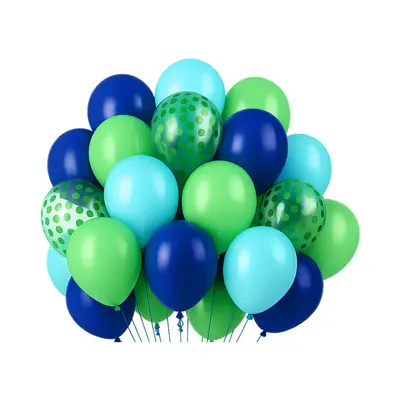 Blue and Green Balloons (Uninflated)