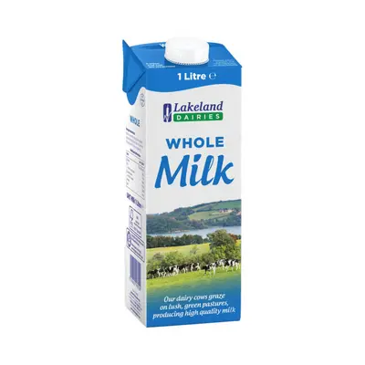 Lakeland UHT Whole Milk