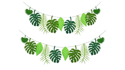 Tropical Leaf Banner