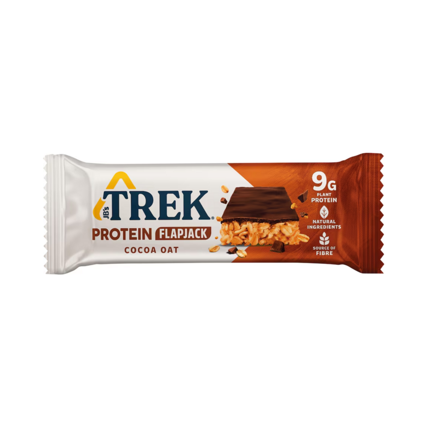 TREK Cocoa Oat Protein Flapjack