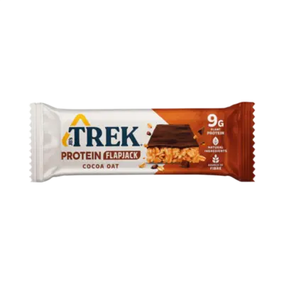 TREK Cocoa Oat Protein Flapjack
