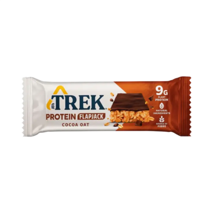 TREK Cocoa Oat Protein Flapjack