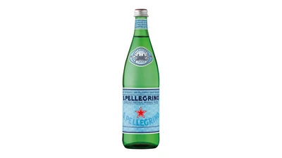 San Pellegrino Sparkling Water in a Glass Bottle