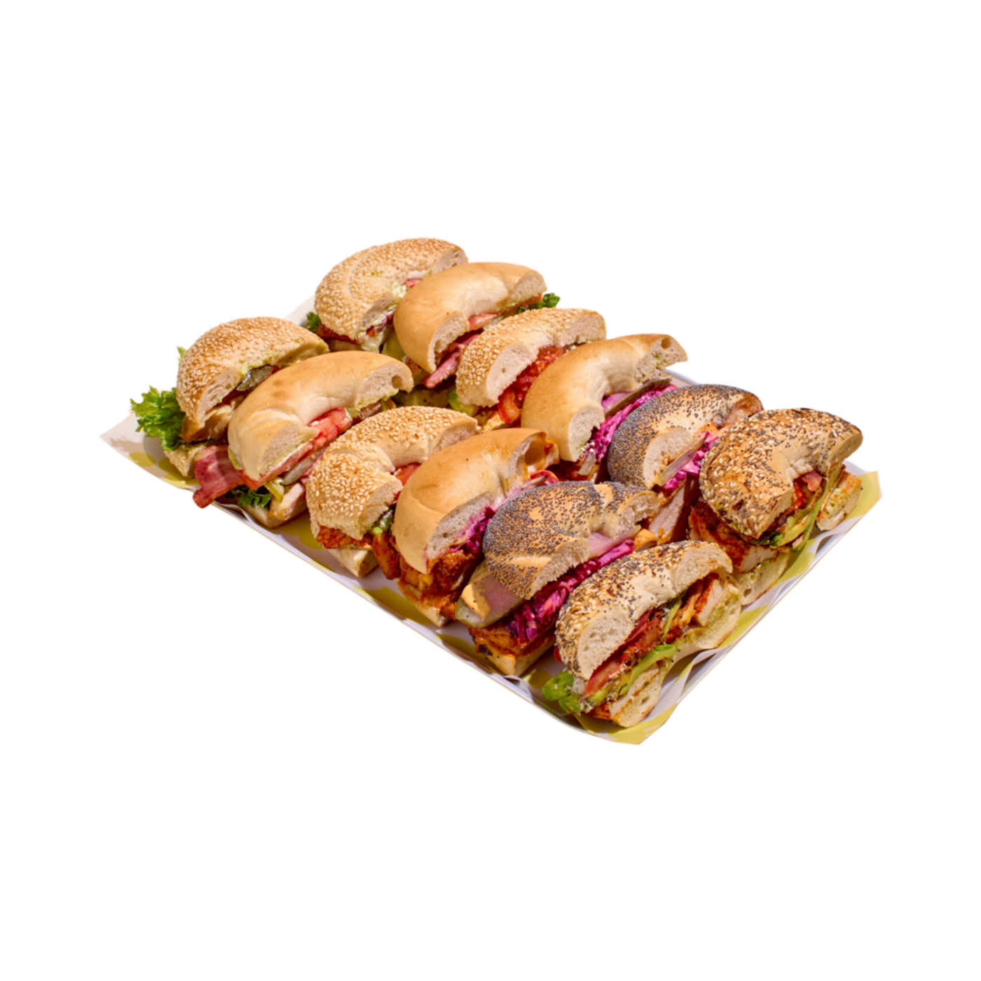 Chicken Bagel Platter