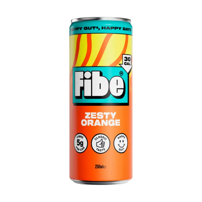 Fibe Zesty Orange Prebiotic Soda