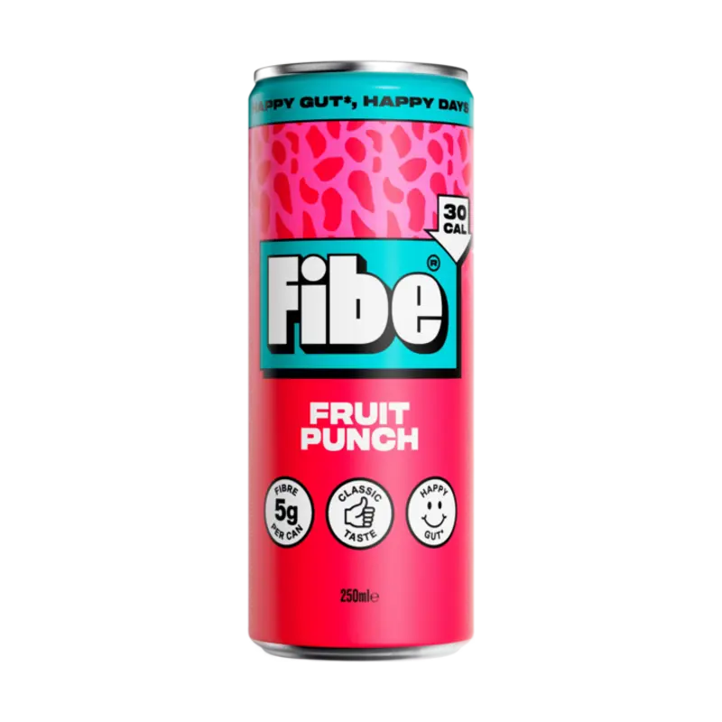Fibe Fruit Punch Prebiotic Soda
