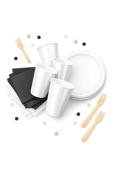 Classic White & Black