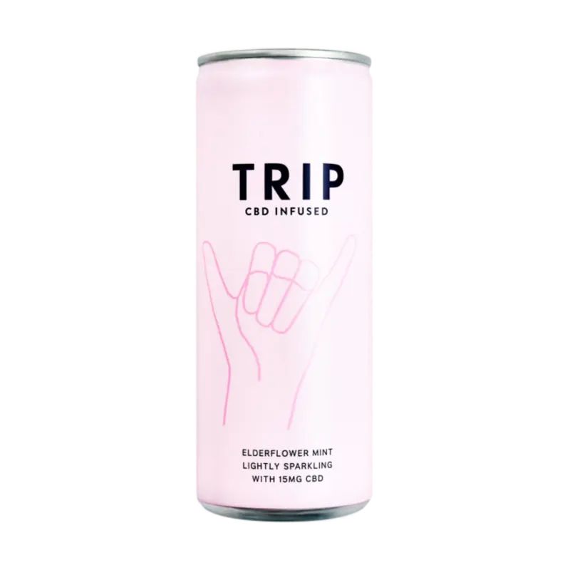 Elderflower & Mint CBD Infused Energy Drink