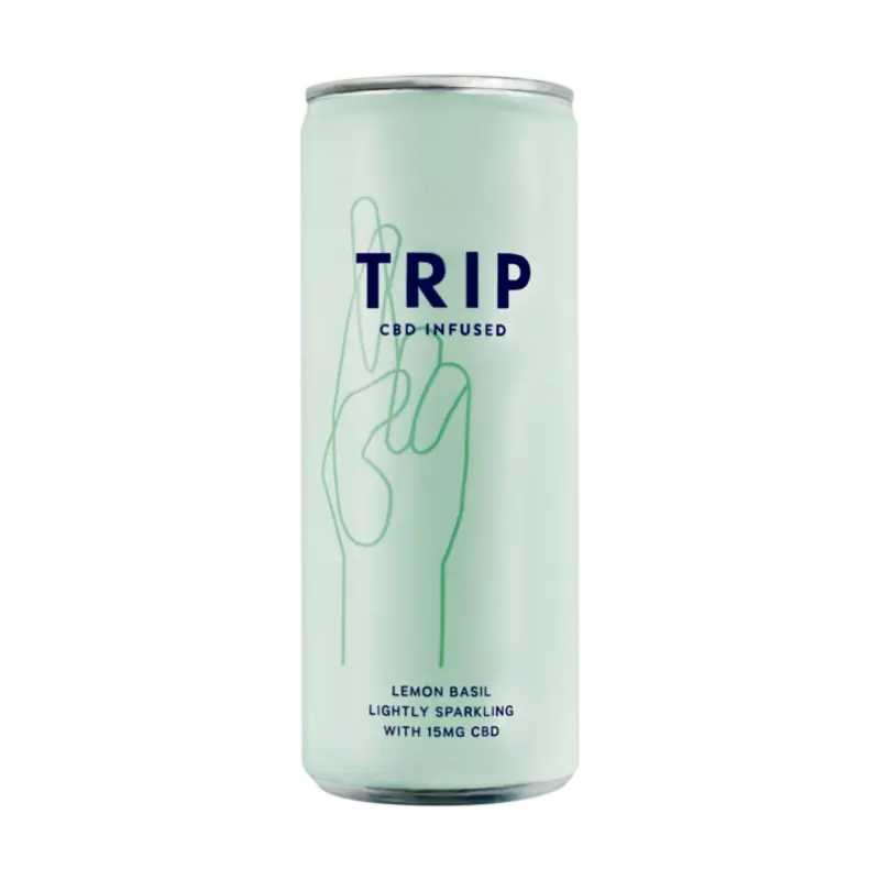 Lemon & Basil CBD Infused Energy Drink