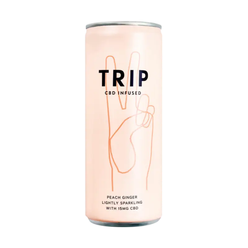 Peach & Ginger CBD Infused Energy Drink
