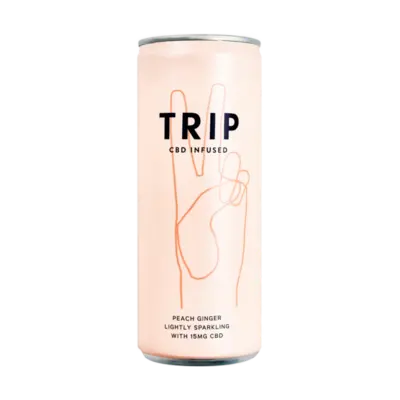 Peach & Ginger CBD Infused Energy Drink