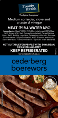 Cederberg Boerewors Non Species Label