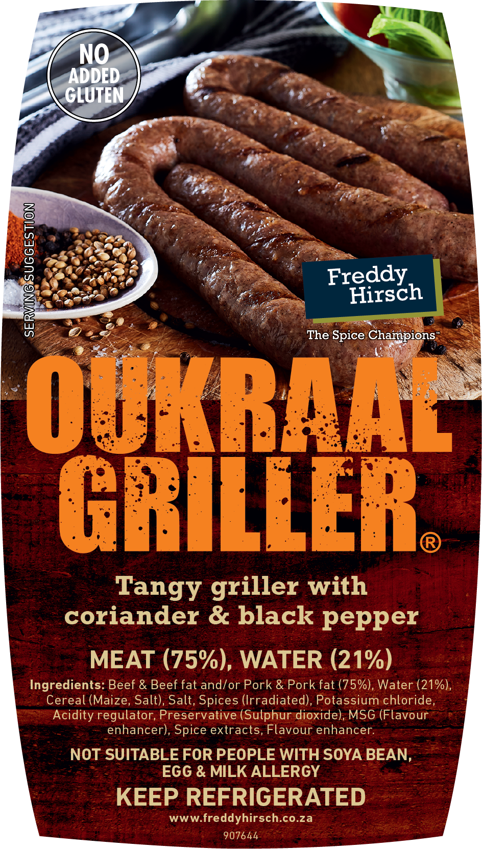 Oukraal Griller Species Label - Freddy Hirsch Online Shop