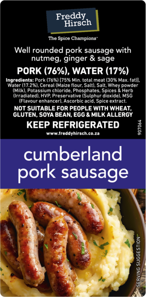 Cumberland Pork Label