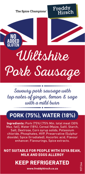 Wiltshire Pork Sausage