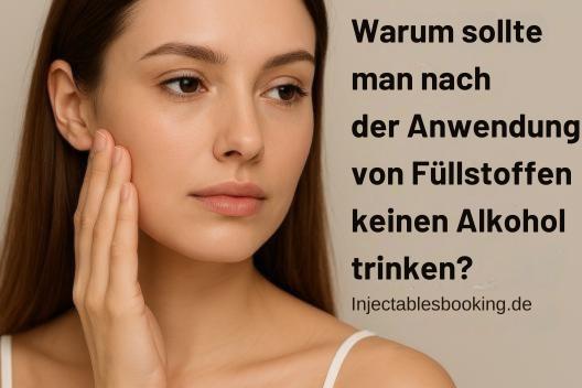 Warum darf man nach einer Fillerbehandlung keinen Alkohol trinken?
