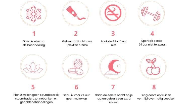 Botox kaaklijn voor en na