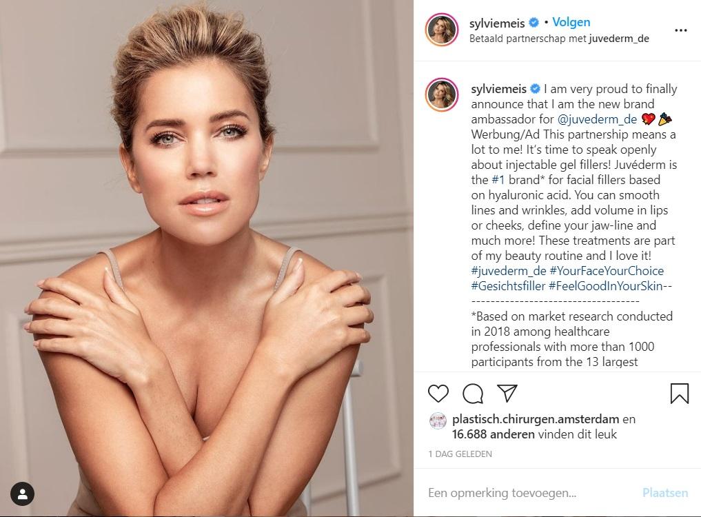 Silvie Meis: Samenwerking met Juvéderm