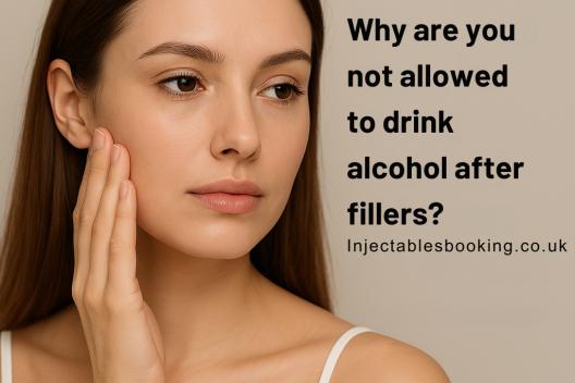 Why should you avoid alcohol after dermal fillers?