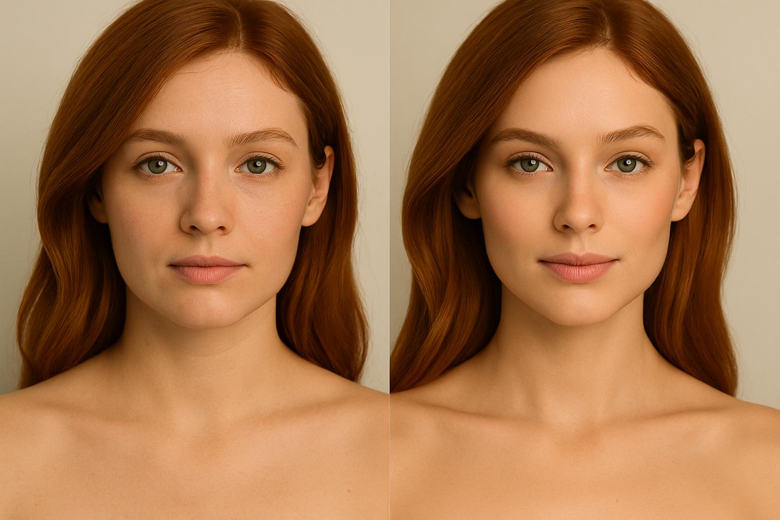 Face contouring with fillers