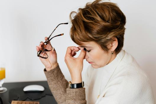 What can you do for tired eyes?