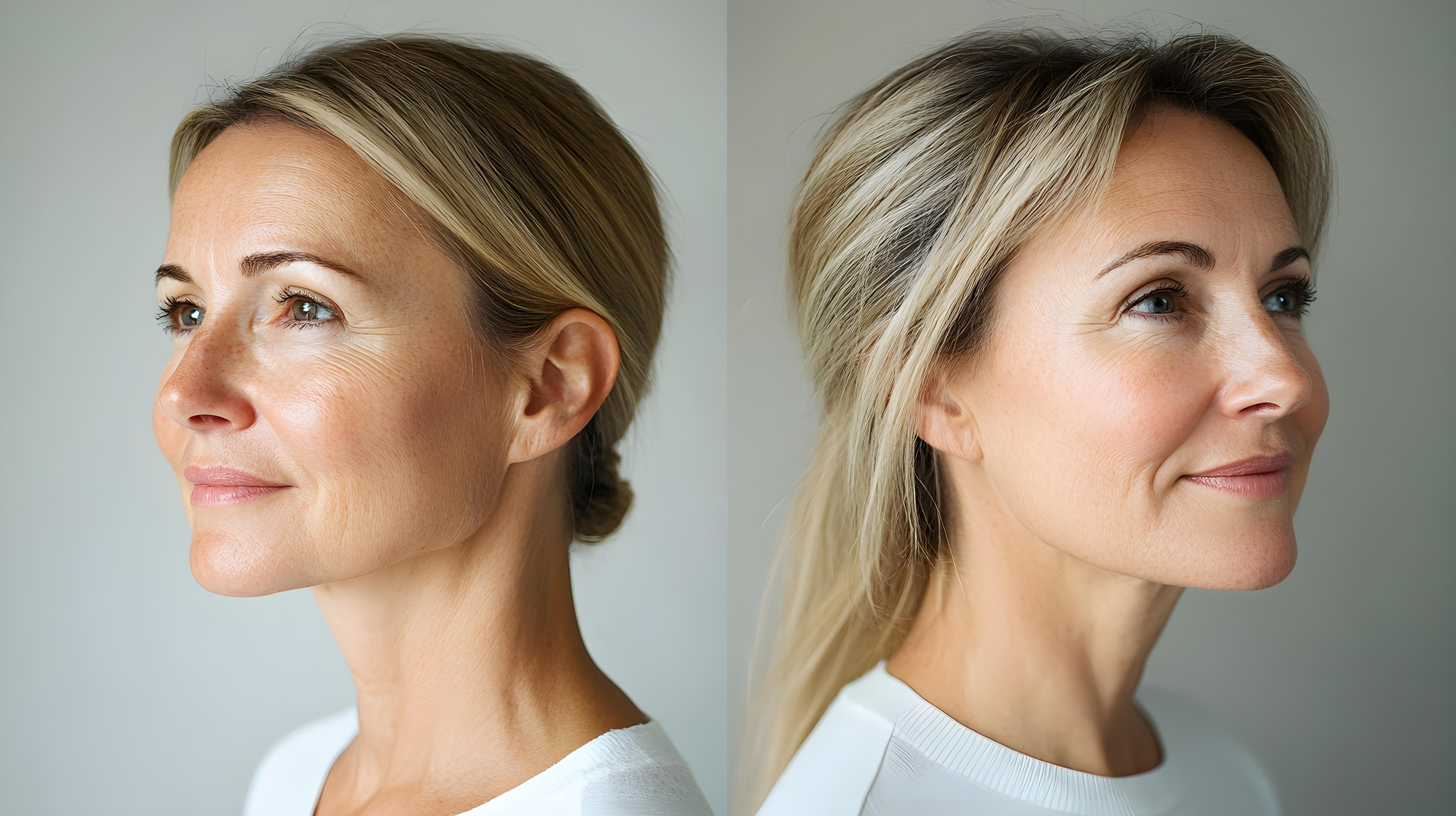 Treatment of hamster cheeks with injectables