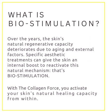 The Collagen Force
